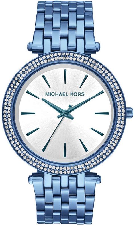 michael kors damenuhr mk 3675|Michael Kors Women's Darci Ocean Blue Stainless Steel .